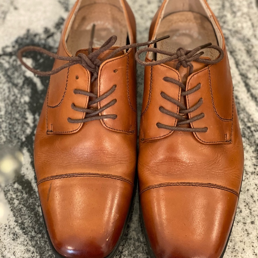 Florsheim Reveal Cap Toe Oxford Dress Shoes, Boys 7 Big Kid